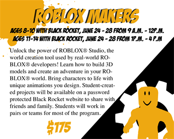 Semo Engagement Center Roblox Makers Ages 8 10 Online Registration - roblox application center graphic