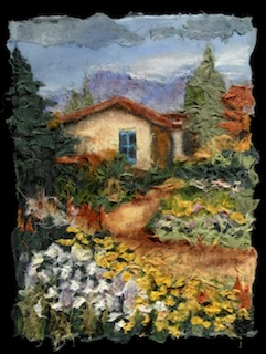 Layered Paper Art Workshop: French Villa with Garden