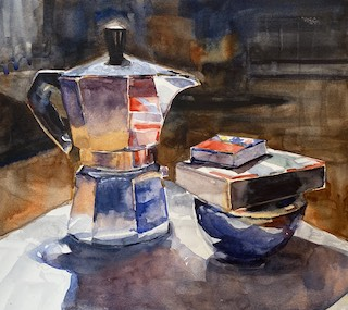 Intermediate Watercolor Still Life and Portrait Painting