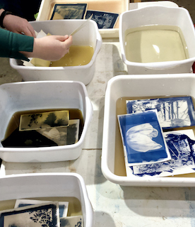 Introduction to Cyanotype Printing and Toning