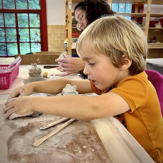 Working With Clay Together - Parent & Child Class (Ages 5-12)
