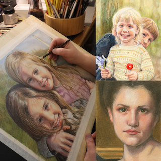 Colored Pencil Portraits