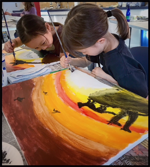 Painting with Acrylics (Ages 8-12)